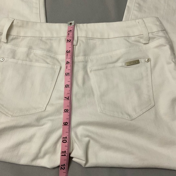Chicos So Slimming Girlfriend Jean White Slim Leg Ankle Size 2P (Chico’s 00P) - Picture 7 of 12